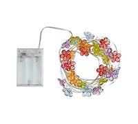 30 Flower Firefly Solar String Lights