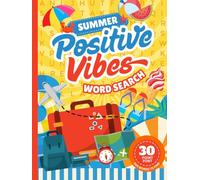 30 Font Word Search Book For Seniors: Hardcover / Cozy Summer Positive Vibes / Extra Large Print / Jumbo Letters - Easy To Read / 50 Relaxing Themed Puzzles / 900 Items You Can Find