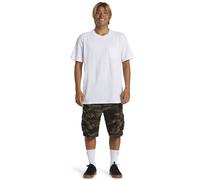 (30, Four Leaf Clover) Quiksilver Mens Crucial Battle Cargo Multi Pocket Outdoor Walk Short