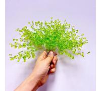 30 Green Acrylic Bead Drop and Soft Stems Floral Picks,Mini Berry Beaded