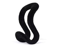 30 Grey Velvet Flocked Hanger Connectors, Space Saving Connecter Hooks for Coat Hangers