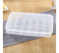 30 Grids Capacity Stackable Egg Storage Box, Plastic Egg Container with Transparent Lid, Fridge Organiser for Eggs & Sundries