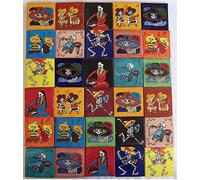 30 Hand Painted Day of the Dead Mexican Talavera Tiles 2 x 2