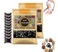 30-Herb Detox Foot Bath Beads - Herbal Detox&Shaping Cleansing Foot Soak Beads, Detoxing Herbs Foot Soak Beads, Lymphatic Drainage Body DetoxFoot SoakBeads (2box)