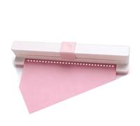30 Hole Adjustable Sheet Cutter for Notebooks Calendars Cards Featuring Clear Scale Guide and Ergonomic Lever Design Metal Paper Hit