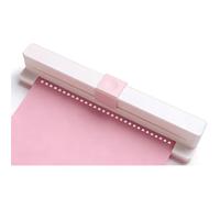 30 Hole Adjustable Sheet Cutter for Notebooks Calendars Cards Featuring Clear Scale Guide and Ergonomic Lever Design Metal Paper Hit