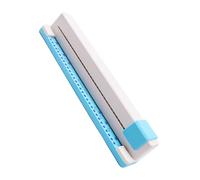 30 Holes Slide Paper Puncher Machine for Office and School Manual Paper Hole Punching Tool 5 Sheet Punching Capacity Document Collar Binder