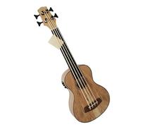 30 Inch 16 Frets All Laminated Spalted Maple Electric Bass Ukelele Guitar String Instrument Ukelele for Beginner