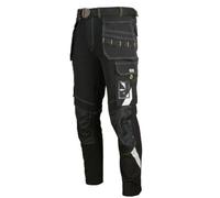 30 Inch 46 Eu Artmas Classic4Dynamic Mens Work Trousers Slim Fit Stretch Cotton Multi Pocket With Belt