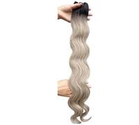 30 inch Body Wave Hair Extensions,Sew in Weft Long Synthetic Hairpiece Weave 200 g Easy Installation and Removal(TT-Steel)