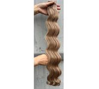 30 inch Body Wave Hair Extensions,Sew in Weft Long Synthetic Hairpiece Weave 200 g Easy Installation and Removal(SP27-30-613)
