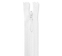 30 Inch Invisible Zipper Nylon White Zipper for Crafts and Sewing