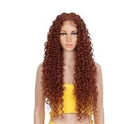30 Inch Long Curly Hair Noble Synthetic Lace Front Wigs Kinky Wig Beautiful