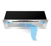 30 inch Range Hood Insert 400CFM Build-In/Insert Stainless Steel Kitchen Vent Hood |3-Speed Controls |Gesture & Touch Control LED Lights| 6 Layers Grease Filters|Ducted/ductless Convertible