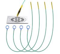 30 Inch Steel Snake Drain Hair Removal Tool, Anti-Break Metal with Nylon Coating Sink Snake, Drain Cleaner Hair Catcher Remover for Shower