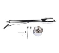 30 Inch Tilt Manual Steering Column With 9 Hole Wheel Adapter No Key Polished Compatible With R91001C 30 Inch