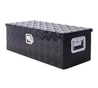 30 Inch Truck Tool Box, Waterproof HeavyDuty Aluminum Tool Box With Lock And Keys, 5 Bar Tread Wide Utility Toolbox For Pick Up Truck Bed Rv Organizer Trailer, 30x10.2x13inch