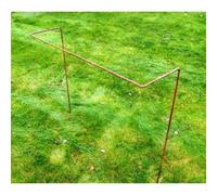 30 Inches Straight Border Support Rust (Pack of 4) - Steel - BM/RtR Poppy Forge Brown One Size