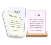 30 Islamic Reflection Cards Daily Inspirational Affirmations Reminders from the Quran for Muslims Gift
