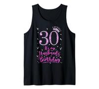 30 It's My Husband's Birthday Pink Crown 30 Years Old Tank Top