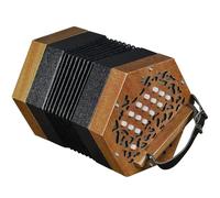 30-Key Concertina for Adults & Beginners, Hand Held Piano Accordion Musical Instrument with Carrying Case & Adjustable Hand Strap, Portable Starter Accordion