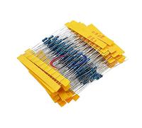 30 Kinds each 10pcs 1/4W Resistance 1% Metal Film Resistor Pack Assorted Kit 1K 10K 100K 220ohm 1M Resistors
