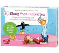 30 Klang-Yoga-Bildkarten: Körperwahrnehmung und Selbstvertrauen mit Kinderyoga. Übungen und Flows für kleine Yogis von 4 bis 10. Spielerisch Stress reduzieren und Selbstwahrnehmung fördern