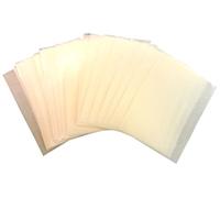 30 Labels, 75x50mm Rectangle, Gloss Clear Transparent, Colour Code Stickers, Self-Adhesive Sticky Coloured Labels