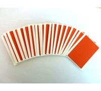 30 Labels, 75x50mm Rectangle, Red, Colour Code Stickers, Self-Adhesive Sticky Coloured Labels