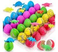 30 Large Dinosaur Eggs for Hatching Kids Birthday Dinosaur 3-5 4-8 Gift Bags Classroom Awards Loose Treats Novelty Water Growing Eggs