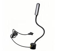 30 LED Sewing Machine Light with Super Strong Suction Base - Flexible Silicone Gooseneck Task Lamp for Craft Tables, Drill Press, Desk, Workbench, Lathe & Music Stand - Eye Caring, No Flicker, Durable