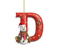 30 Letters Christmas Ornaments Personalised Christmas Tree Decorations New Christmas Acrylic Christmas Decorations Diy Hanging Letter Novelty Baubles For Xmas Tree Party Decor Merry Xmas Decor Gifts