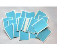 30 Light Blue Stickers - Sticky Coloured Self Adhesive Labels for Colour Coding