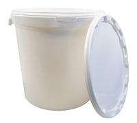 30 Litre Food Grade Plastic Bucket with Lid - Multipurpose Ideal for Homebrew Winemaking Preserving Etc.