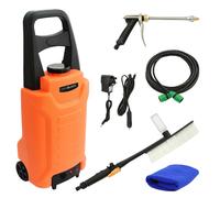 30L Water Fed Window Cleaning Trolley System Car Washing Brush Cleaner Equipment