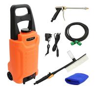 30 Litre Water Fed Trolley Cleaning System / Window Cleaning / Car Washing Kit & Accessories Orange