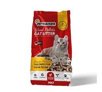 30 Litres | Premium Wood Pellets Cat Litter - PetKaiser Soft Wooden Pellets Cat Litter | German Engineered for Superior Odour Control and Absorption | Eco-Friendly and Long-Lasting
