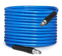 30 m High Pressure Washer Drain 3000 PSI/180bar Hose Cleaning Kit Sewer Jetter Kit for Karcher K2 K3 K4 K5 K6 K7 Series & Bosch AQT Household Use Pressure Washer Blue