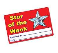 30 Magnetic Star Of The Week Red School Certificards Primary Teaching Services