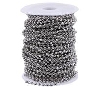 30 Meter Roller Blind Chain, 4.5mm Metal Beaded Roller Blind Chain Extension Cord, for Vertical Blinds Repair Replacement Parts