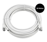 (30 Meter, White) Viewi RG59 + Power Copper BNC Video and DC Power Cable Lead For CCTV Video Security Camera Surveillance & DVR Kits