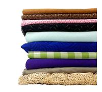 30 metre Fabric stash Builder Bundle 10x3m Assorted Material Mix of Satin, Jersey, Lining, Printed Crepe, Chiffon Clearance Offer