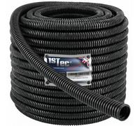 30 metre Non-Split Corrugated Cable Conduit Ducting 20mm External 14mm Internal Diameter Hose Pipe Channel for TV Coax Electric Wire Car Loom Fish Pond Low Voltage Power Socket Lead Marine Burial 30m