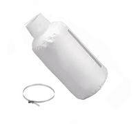 30 Micron Dust Collector Bag with Clamp, 4'' Universal Vacuum Filter Bag for Table Saw, Planer, Woodworking Tools - Fits DEWALT DW735, DW734, Grizzly, Delta, Shop Fox, Rockler & Most Dust Collectors