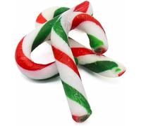 30 Mini Candy Canes for Christmas Sweets 3 Flavours | Individually Wrapped Ideal for Birthday Gifts, Christmas Gifts, Christmas Party Bag