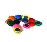30 mm Office Magnets, Notice Board Planning Magnets, Magnetic Button for Refrigerator, Whiteboard, Maps, Calendars (10, Pink)