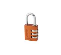 (30 mm, Orange) Abus Mechanical 145 Series Aluminium Combination Padlock