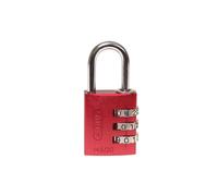 (30 mm, Red) Abus Mechanical 145 Series Aluminium Combination Padlock
