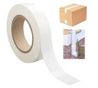 30 mm x 50 m Duct Tape, White, Extra Strong, Waterproof Tape Exterior, Waterproof Adhesive Tape, Hand Tearable for Repairing, Attaching, Bundling, Reinforcing or Sealing