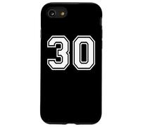 30 Number Thirty Team Sports Graphic Design Matching Varsity Case for iPhone SE (2020) / 7 / 8
